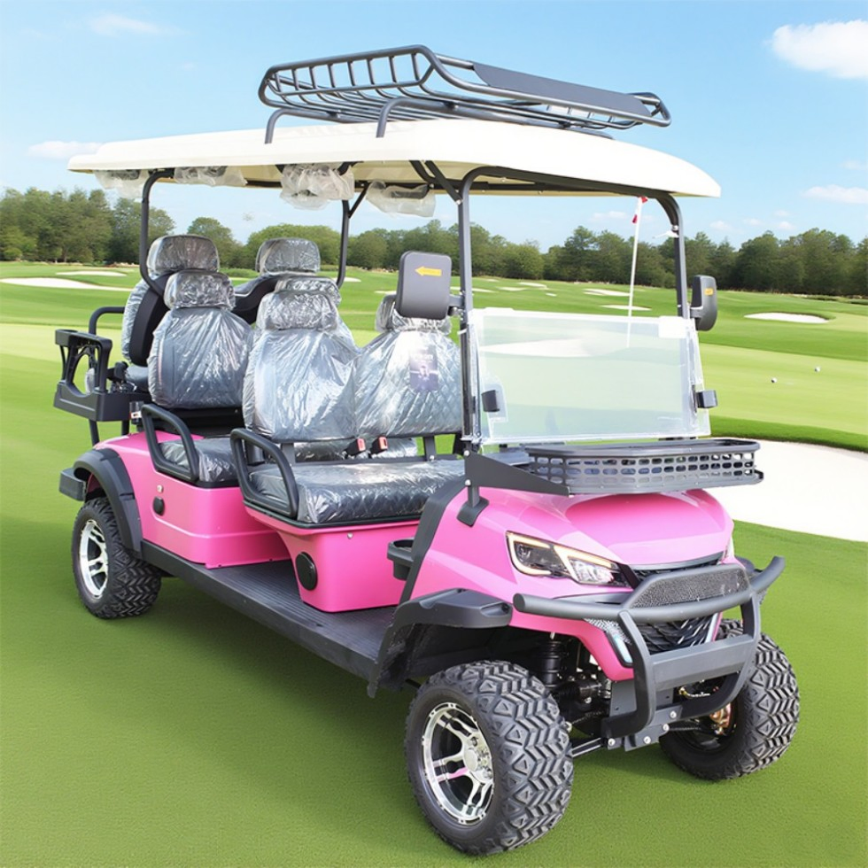 New Concept Model Electric Golf Cart with 6 Seats Forward Lithium Battery (48V) Electric Cart