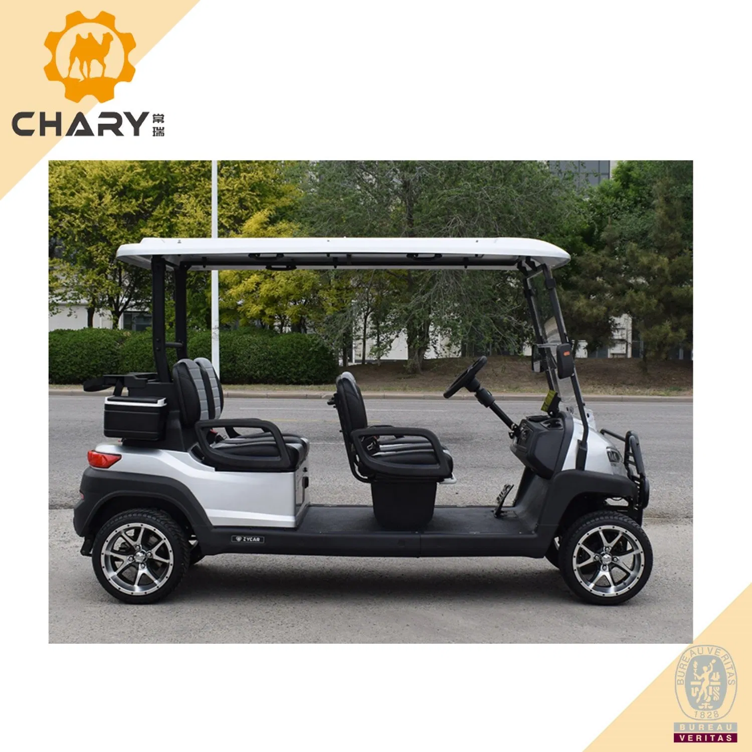 New Model Design Electric Luxury Golf Cart 4 Seater Club Cars 72V Motor Electric Golf Cart with Screen