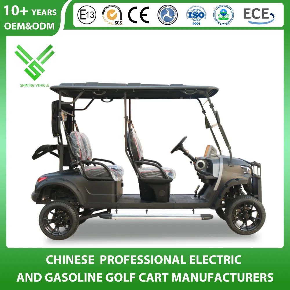 Golf Cart Manfuacturer 2/4/6/8 Seater/Seat Sightseening Hunting Offroad Club Car 48V 72V Utility Mini Lithium Electric Cart for Community Patrol and Management