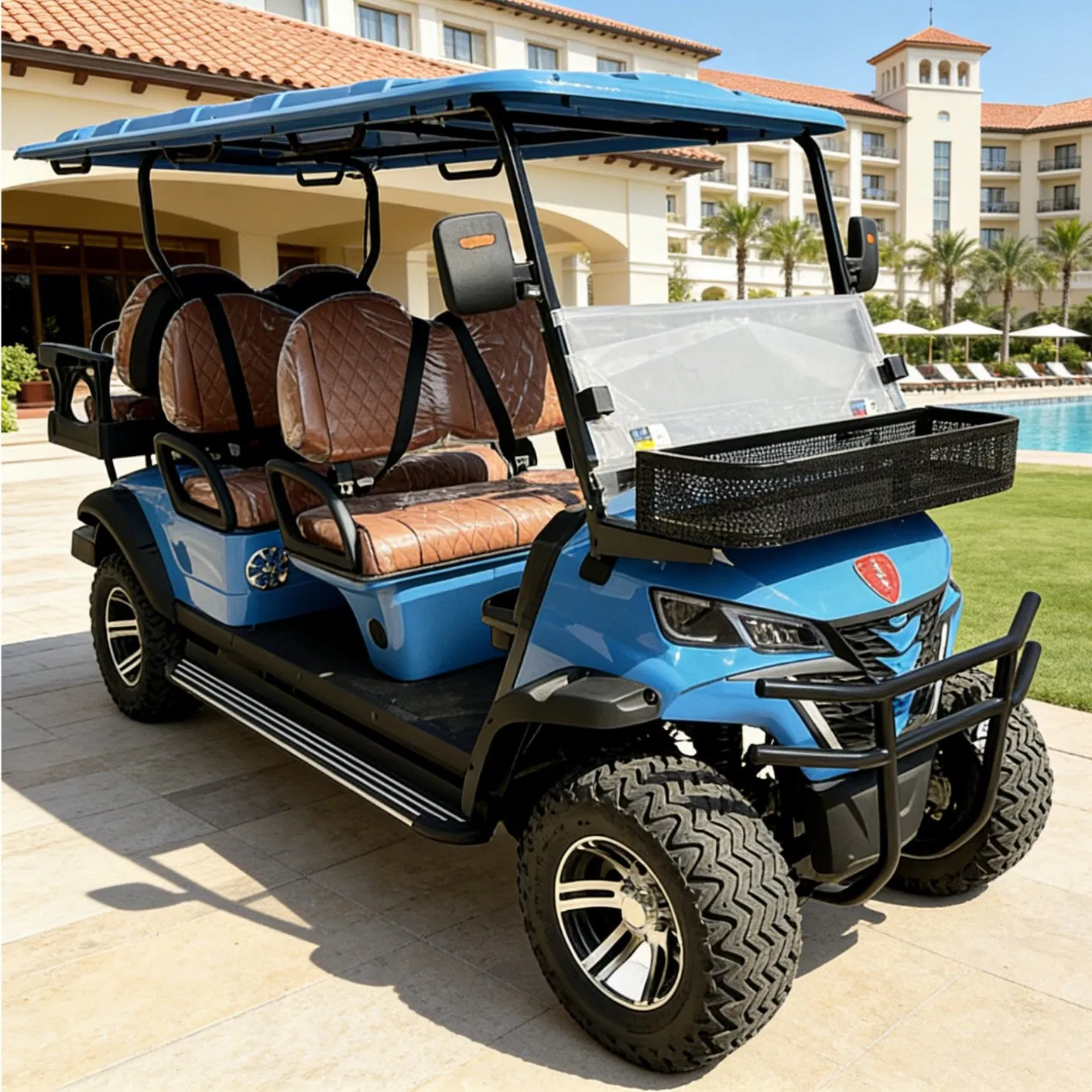 2026 New Electric Golf Cart Cheap for Sale 6 Eater Golf Cart Buggy for Resort