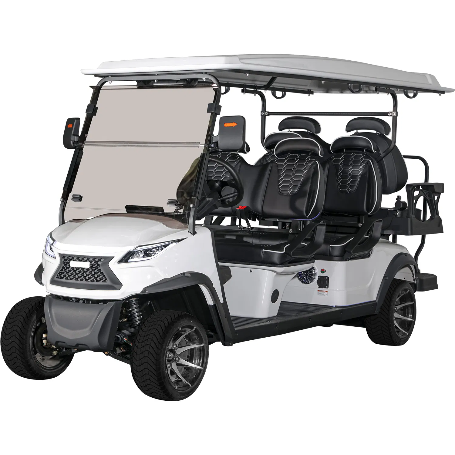 OEM Street Legal Lithium Golf Car Buggy Sightseeing 6 Seaters Electric Golf Cart for Adults