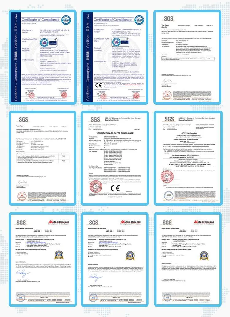 Certificates