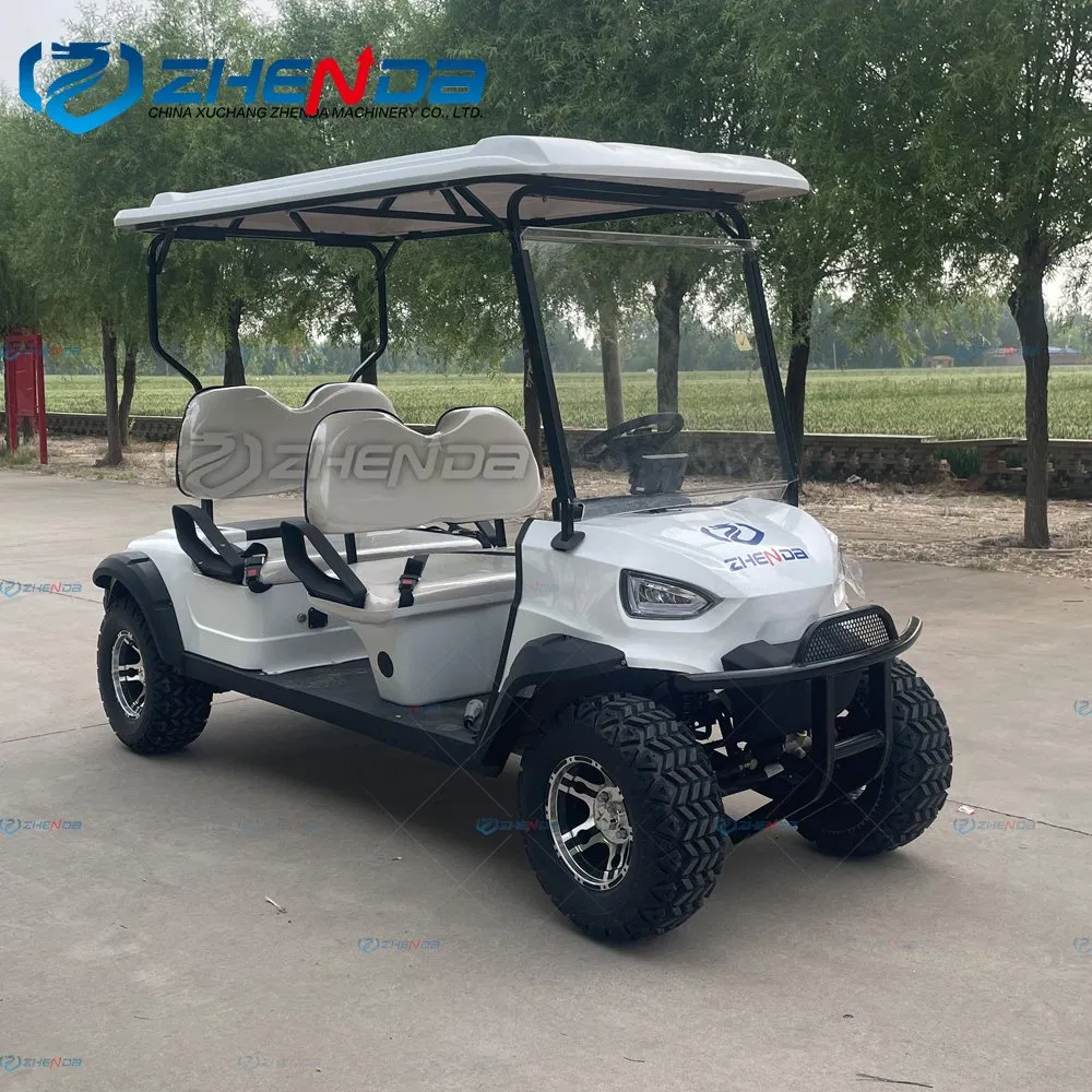 Cheap Mini Chinese Classic Lithium Battery 4 Seater Wheel Gasoline Gas Powered Electric Golf Carts