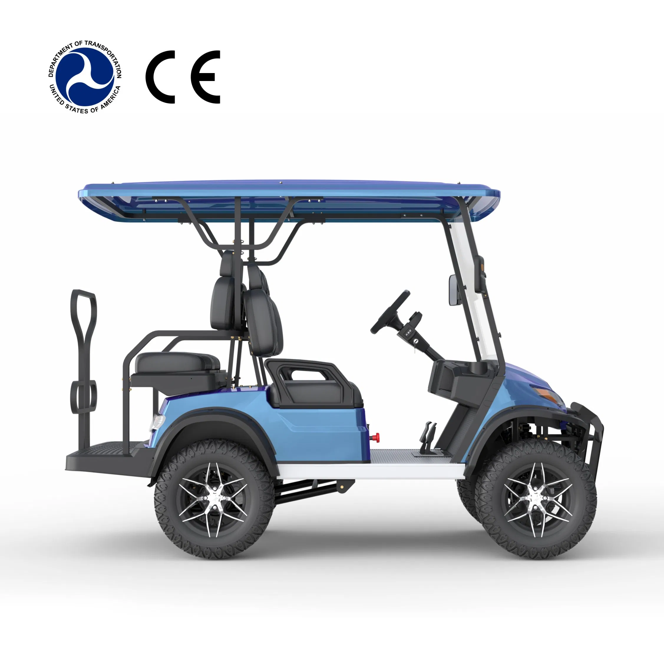 Hunting Electric Electric Golf Cart Sale Australia Custom Side Boxes Follow Me EV Golf Cart Fast Delivery Ambulance Lvtong Golf Cart