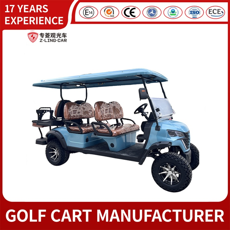 Solar Photovoltaic Panel off-Road Golf Cart with Injection-Molded Body for Resorts