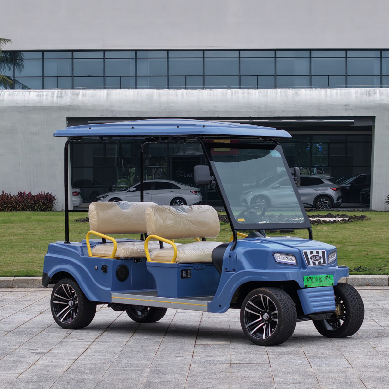 Light System for Singapore Resorts with Clear-Signal Golf Cart