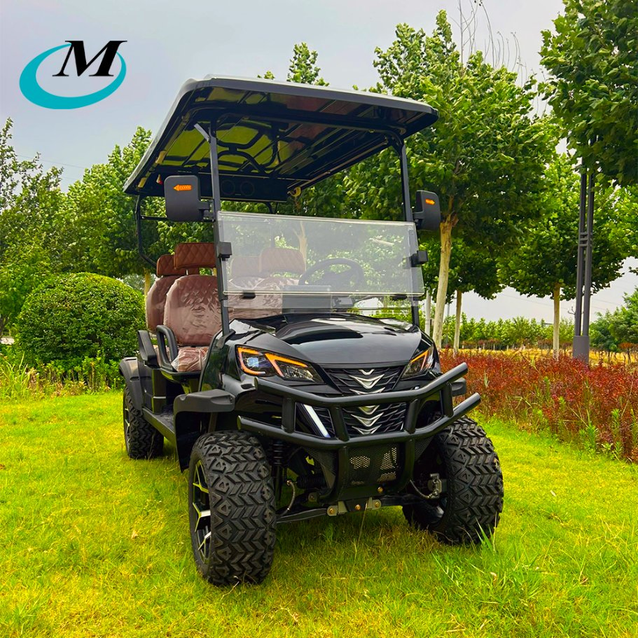 Electric 4 Seater for Hotel Airport with Folded Seat Golf Cart