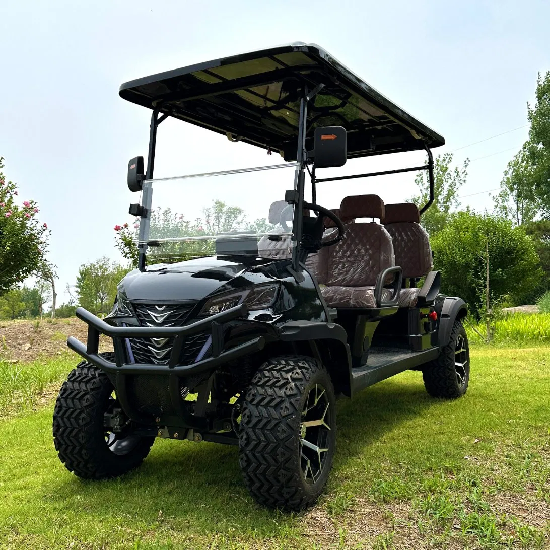 Four-Seater Electric Golf Cart for Resort and Leisure Use with Long-Lasting Battery
