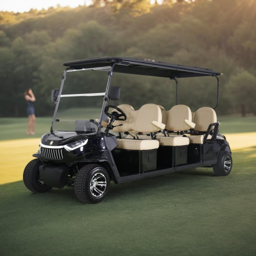 Gq06c 6-Seater Electric Golf Cart High-Efficiency 48V AC Motor Long-Range Comfort Design