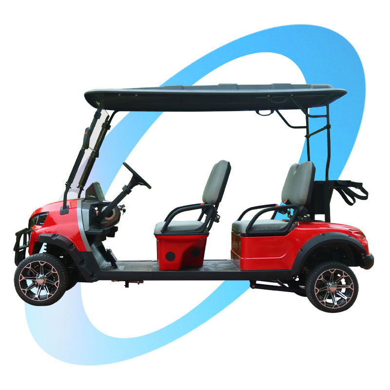 Custom 4-Seaters off-Road Electric Golf Cart Cool Buggy with Aluminum Alloy Side Step