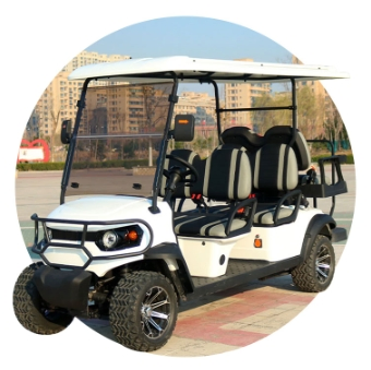 Kinghike 6 Seats Seater Street Legal off Road Customized Electric Golf Carts with Curtis Controller