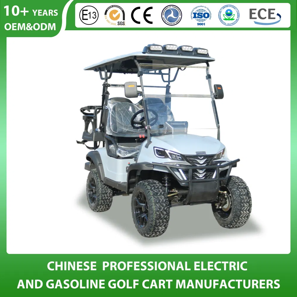 China Golf Cart Manufacturer Hot Sale 2+2/2/4/6/8 Seater/Passenger 14 Inch Wheel Lifted Electric Club Car Utility off Road Buggy for Resort/Beach/Outdoor/Sights