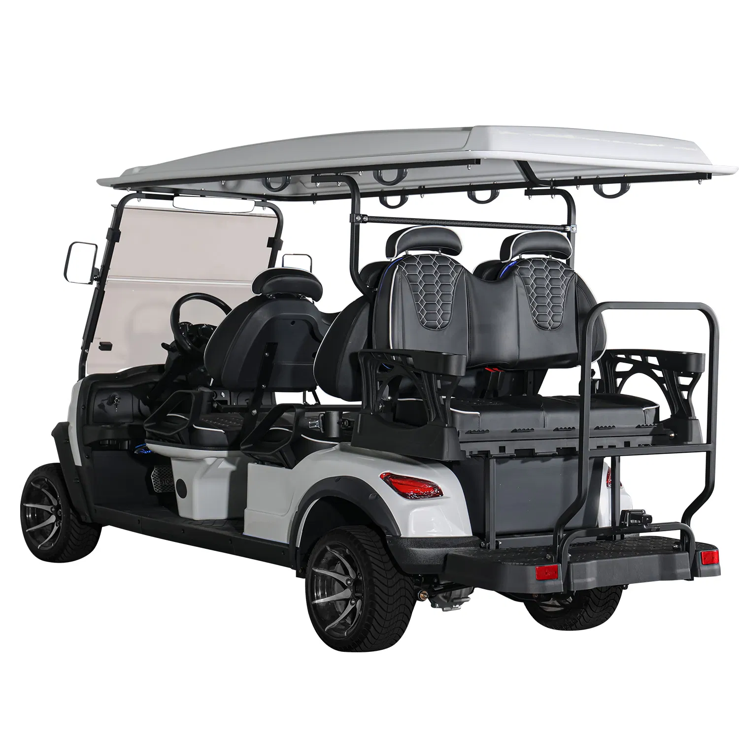 OEM Street Legal Lithium Golf Car Buggy Sightseeing 6 Seaters Electric Golf Cart for Adults