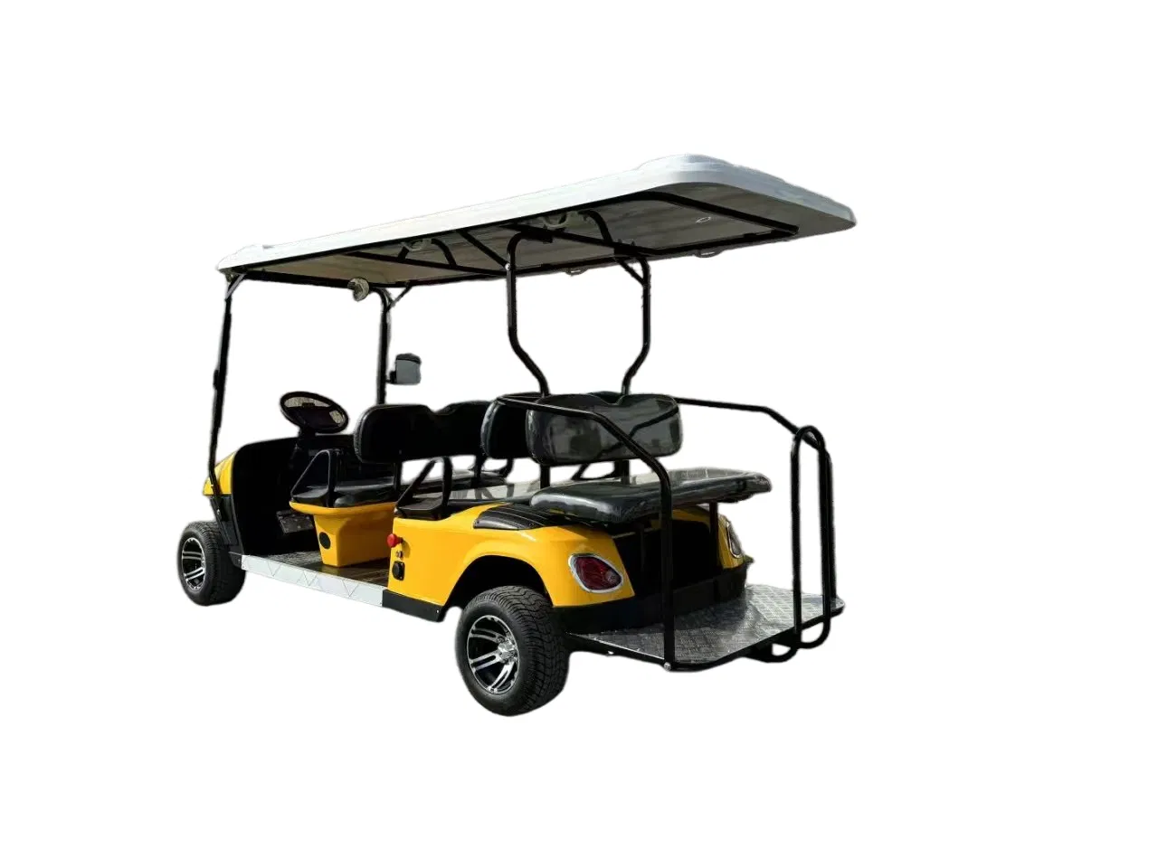 Stylish Green Golf Cart for Resort Guests' Comfortable Travel