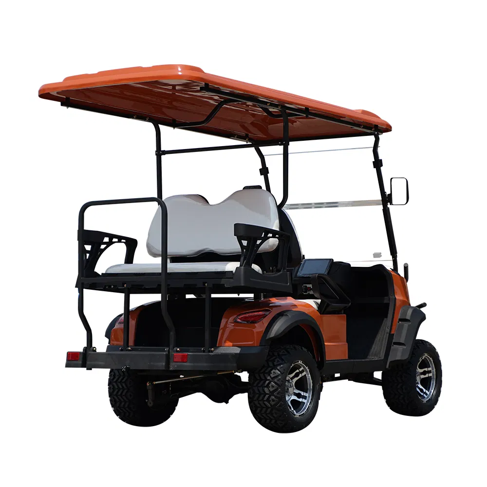 New Energy Lithium Battery Gasoline Hunting Buggies 4/6 Seater Utility Trolley Golf Course Golf Hunting AC Motor Wheel Electric Tourist Sightseeing Golf Cart