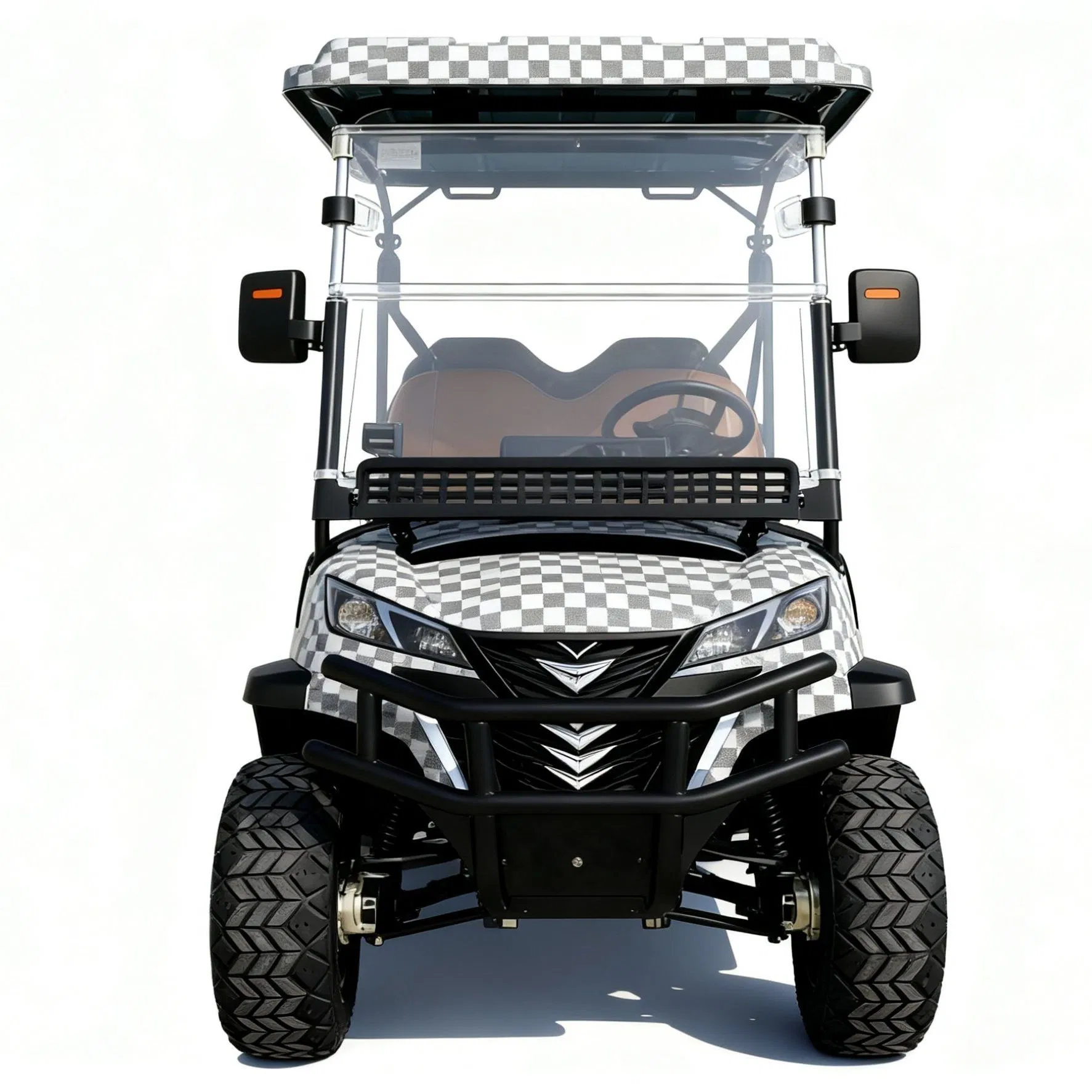 All-Terrain 6-Seater Electric Golf Cart with Waterproof Wiring &amp; Rust-Resistant Frame