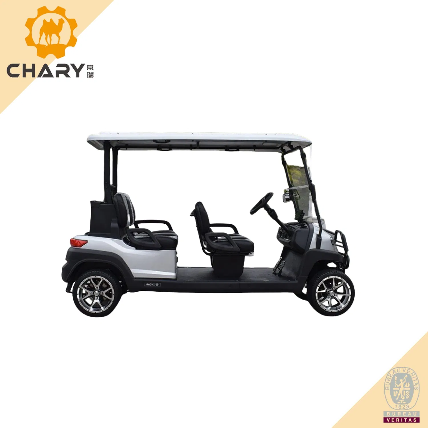 New Model Design Electric Luxury Golf Cart 4 Seater Club Cars 72V Motor Electric Golf Cart with Screen