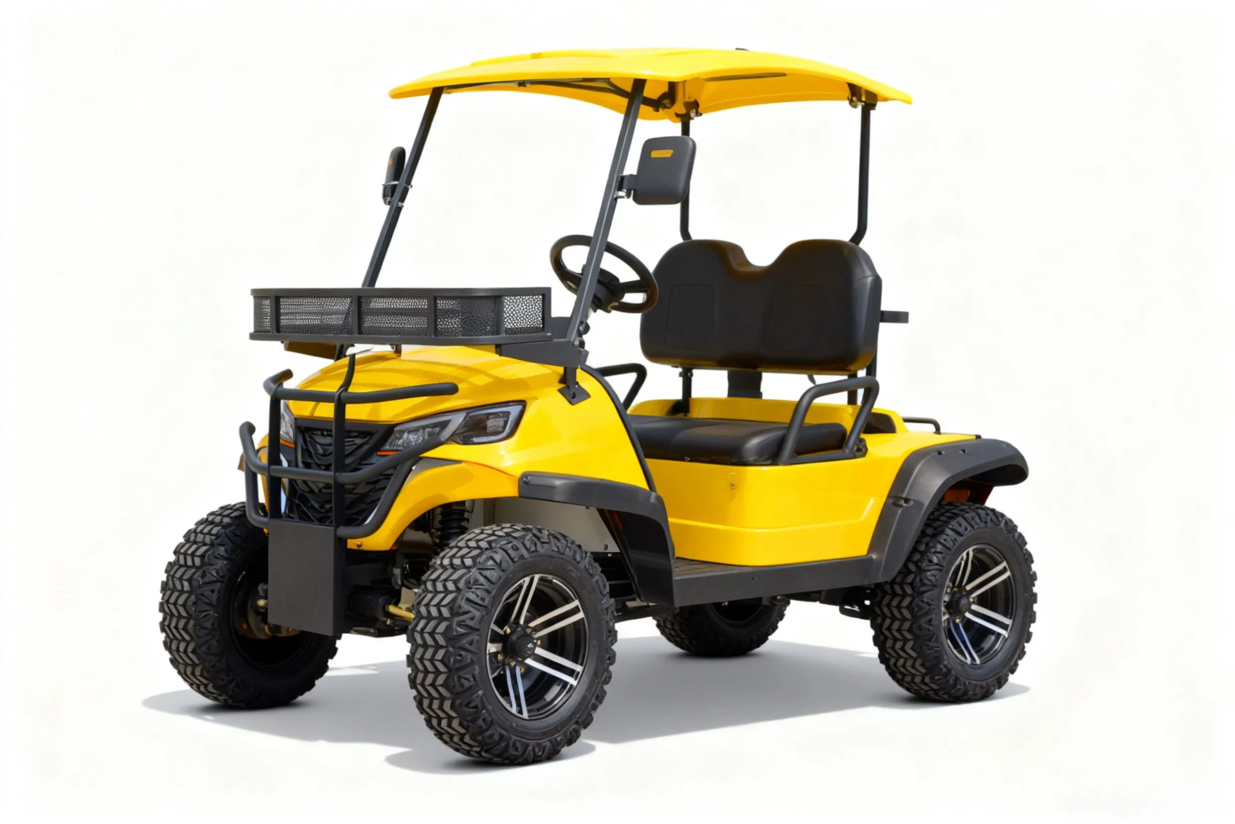 Electric Sightseeing Hungting off Road Club Car 2/4/6/8 Seater Seat 48V/72V Golf Cart Manufacturer with Folded Seat/Lithium/Lead Acid Battery/Solar Panel CE