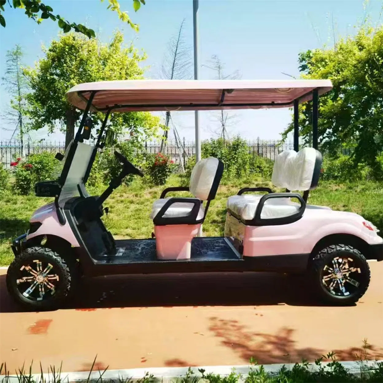 Used Electric New 6-Seater Golf Cart 150mm Ground Clearance 4wheel