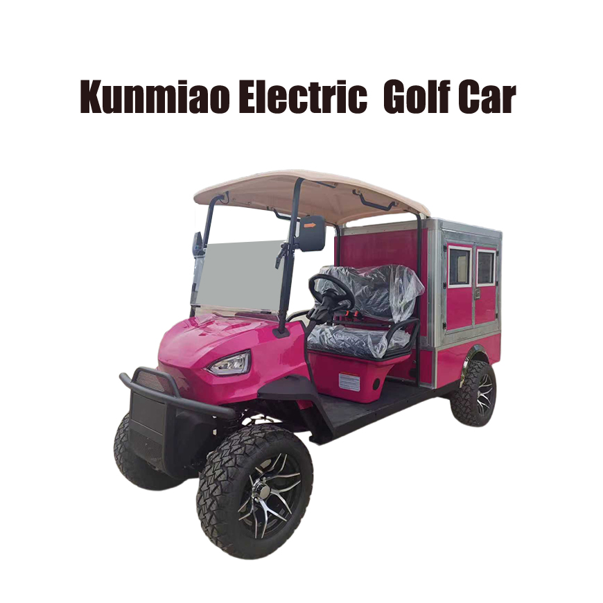 Factory Price Luxury 2 Seater with Cargo Box Comfortable Electric Golf Cart