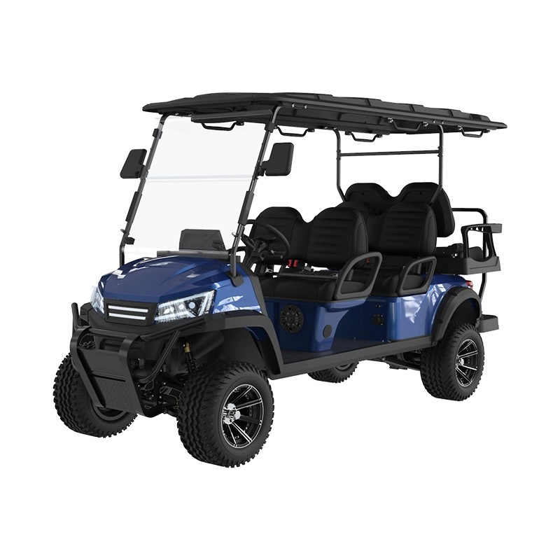 New-Sightseeing-Golf-6seater-Mini Electric Hunting-Offroad-Club Car Buggy-48V72V-Golf Cargo Cart with Lithium/Lead Acid Battery-CE DOT