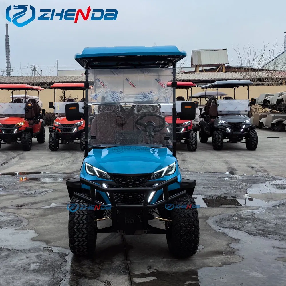 New Fashion Factory Price Sightseeing Buggy 6 Seats Club Car Luxury Electric Golf Carts for Sale