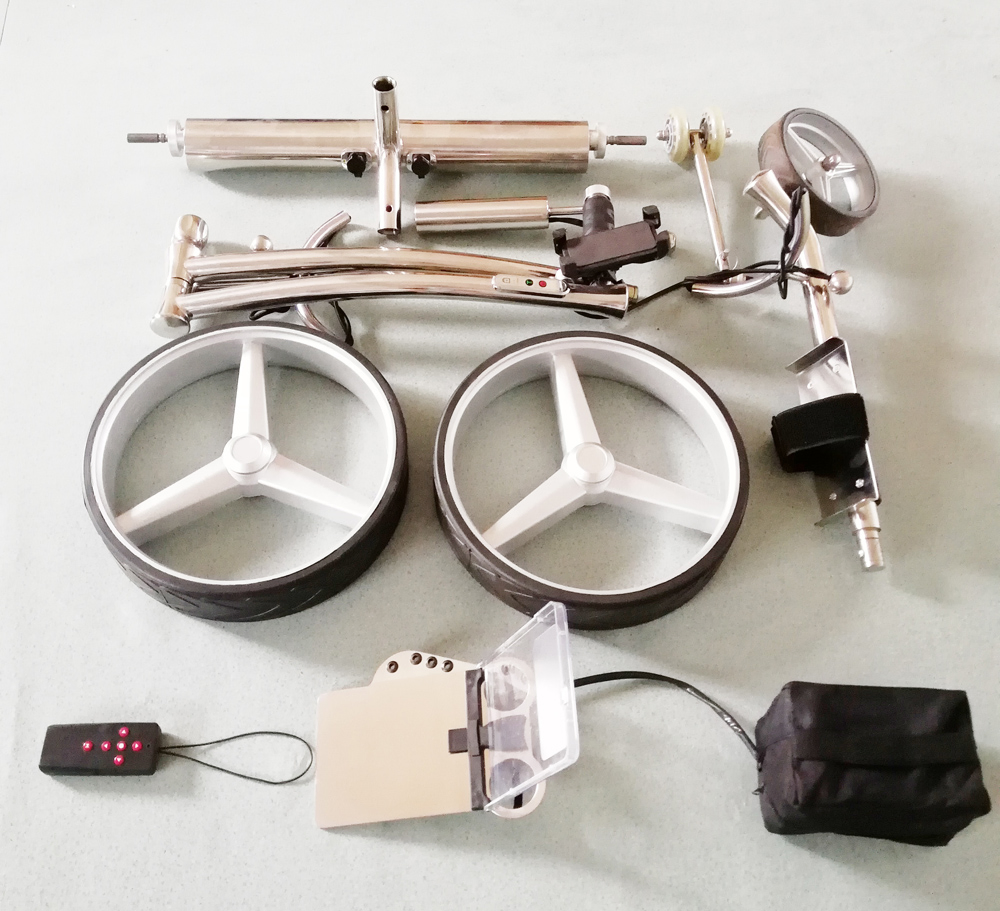 3 Wheel Golf Trolley Aluminium Fold Cart