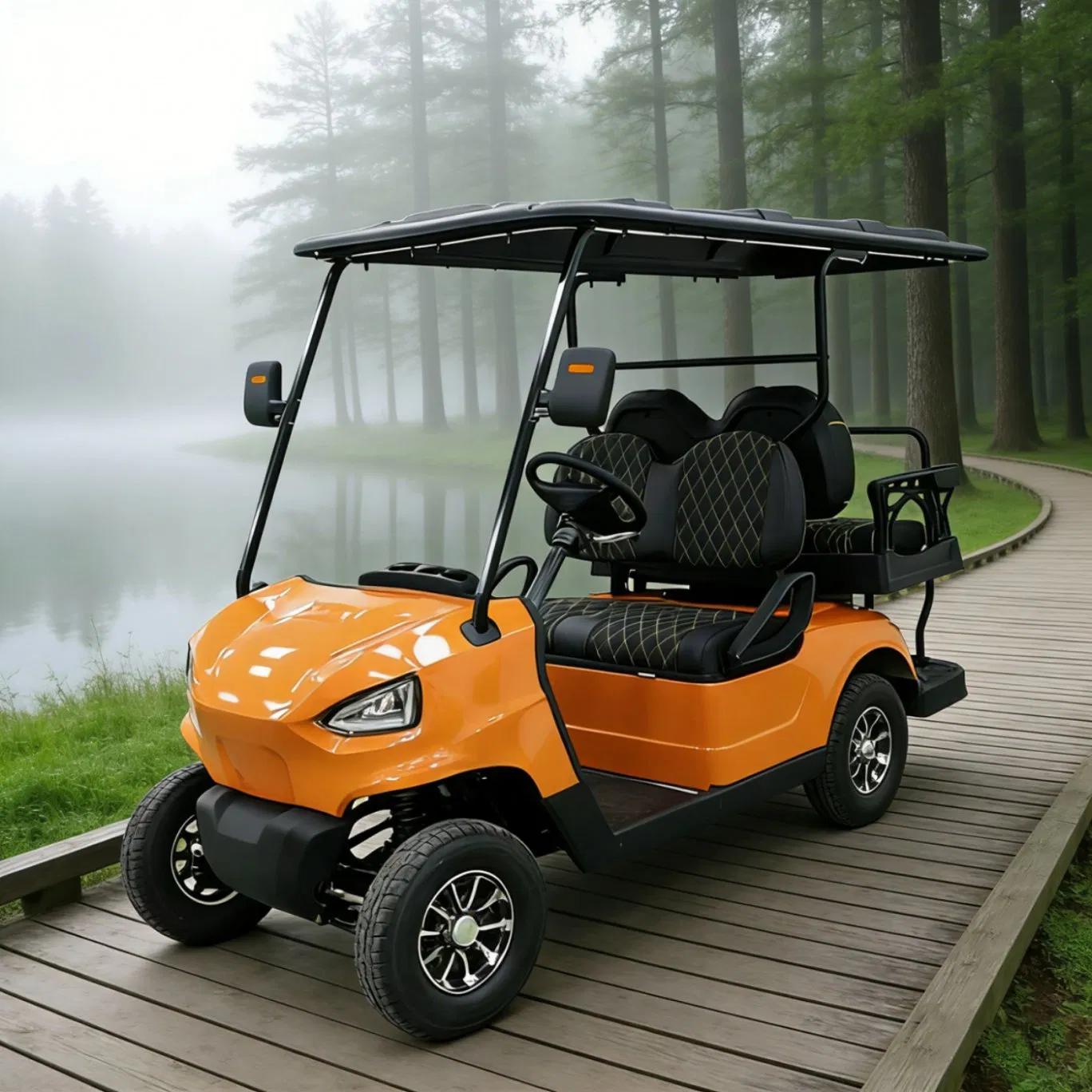 China Supplier Street Legal 48V/60V/72V Lead Acid/Lithium Battery 2, 4, 6, 8 Seater/Seats/Passenger Electric Sightseeing Golf Trolley Utility Buggy Car Cart