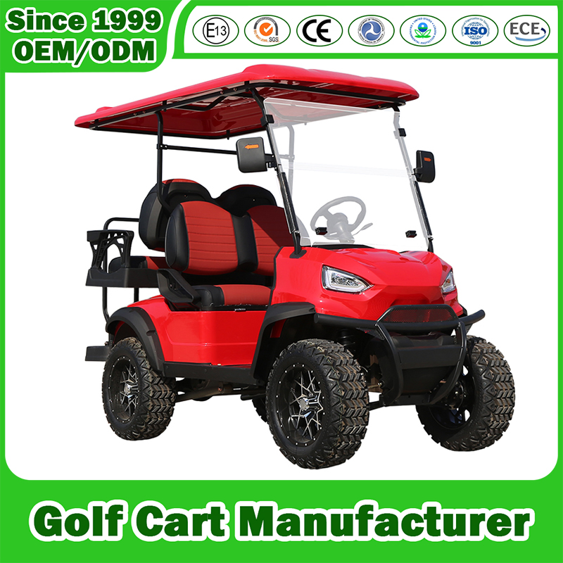 China Golf Cart Manufacturer 2/4/6/8 Seater/Seat Sightseening Hunting Offroad Club Car 48V 72V Utility Mini Legal Street Electric Lithium Golf Cart