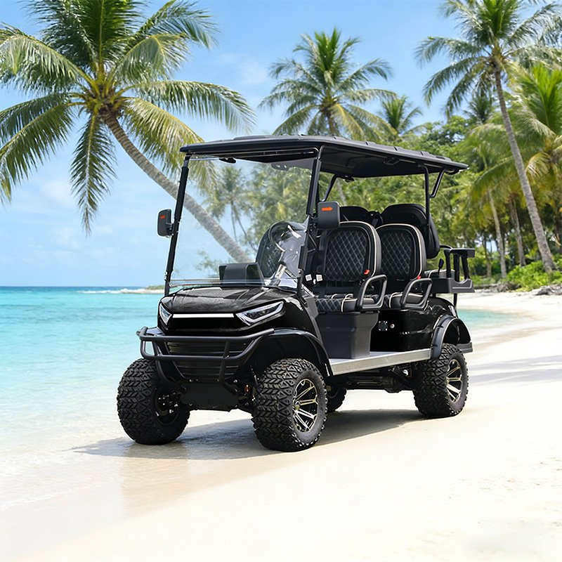 Resort All-Terrain Golf Cart for Residential Communities Buggy with Low Energy Consumption