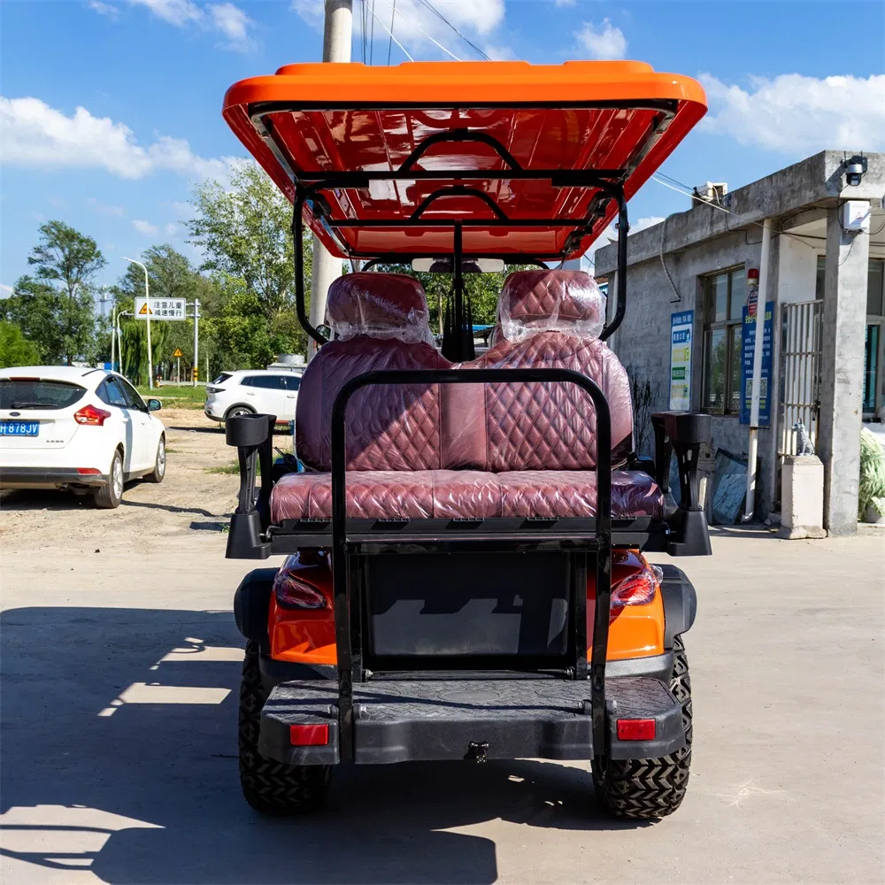Rear Cargo Box Golf Cart with Flip-Flop Seat