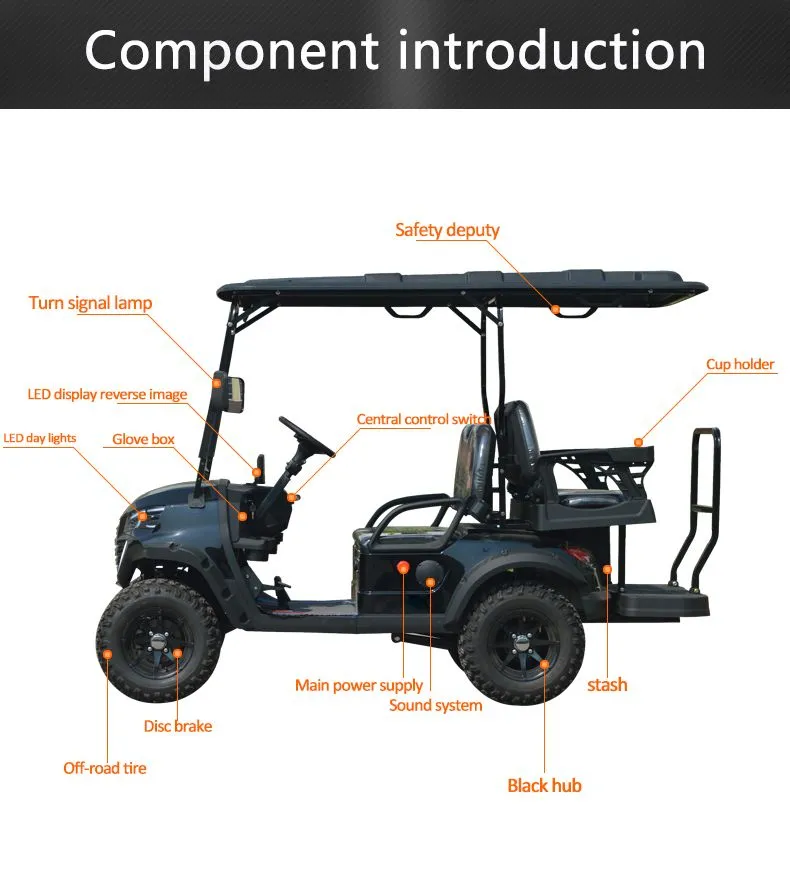 Electric Golf Cart View 2