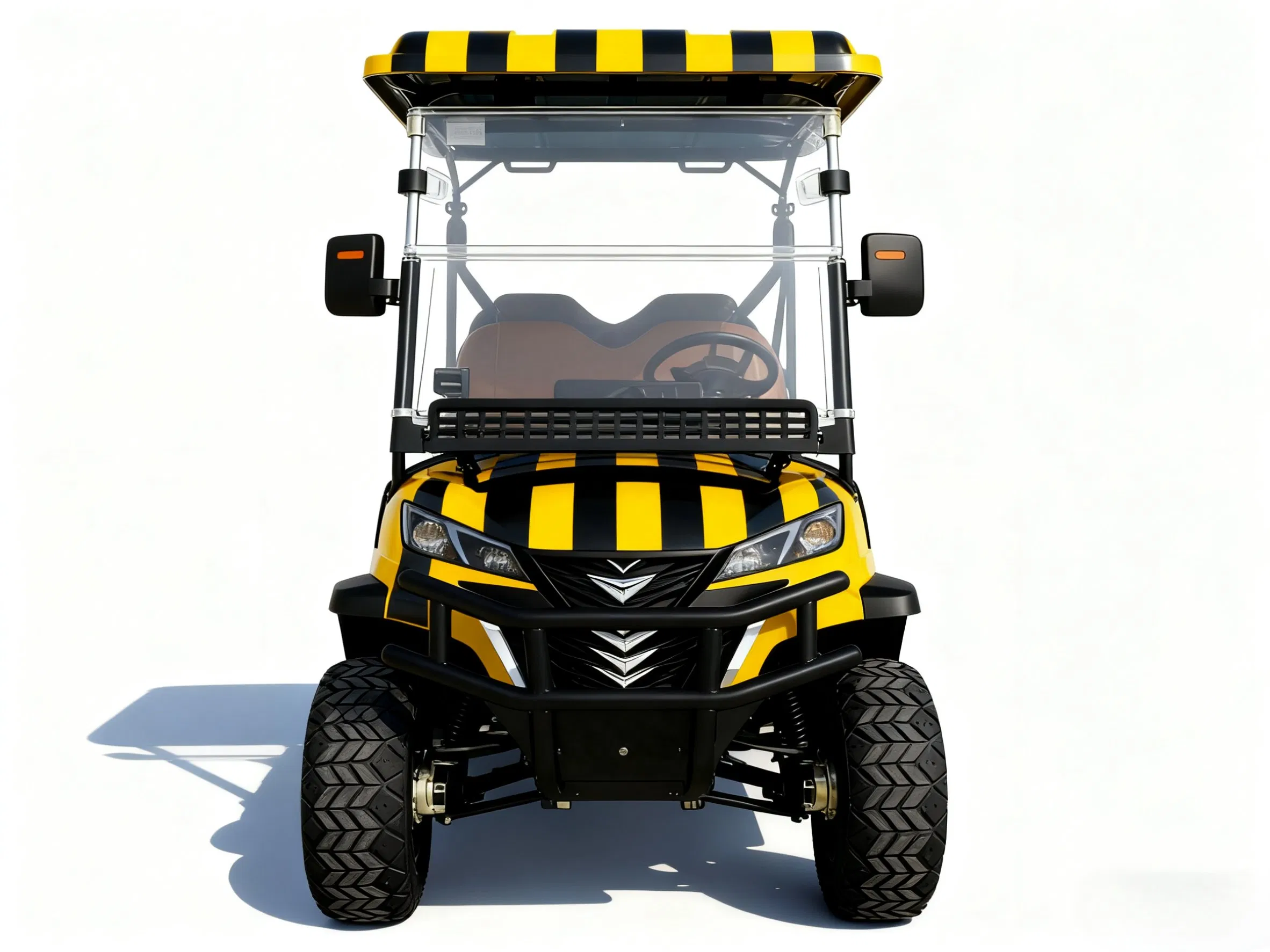 All-Terrain 6-Seater Electric Golf Cart with Waterproof Wiring &amp; Rust-Resistant Frame