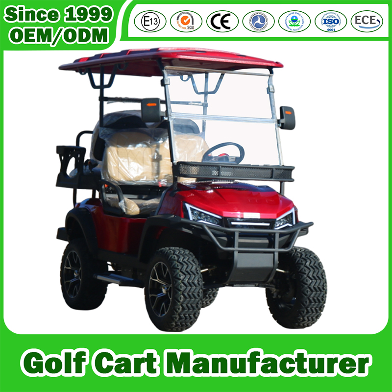 Golf Cart Manfuacturer 2/4/6/8 Seater/Seat Sightseening Hunting Offroad Club Car 48V 72V Utility Mini Lithium Electric Buggy Cart for Glof Course/Resort/Airport