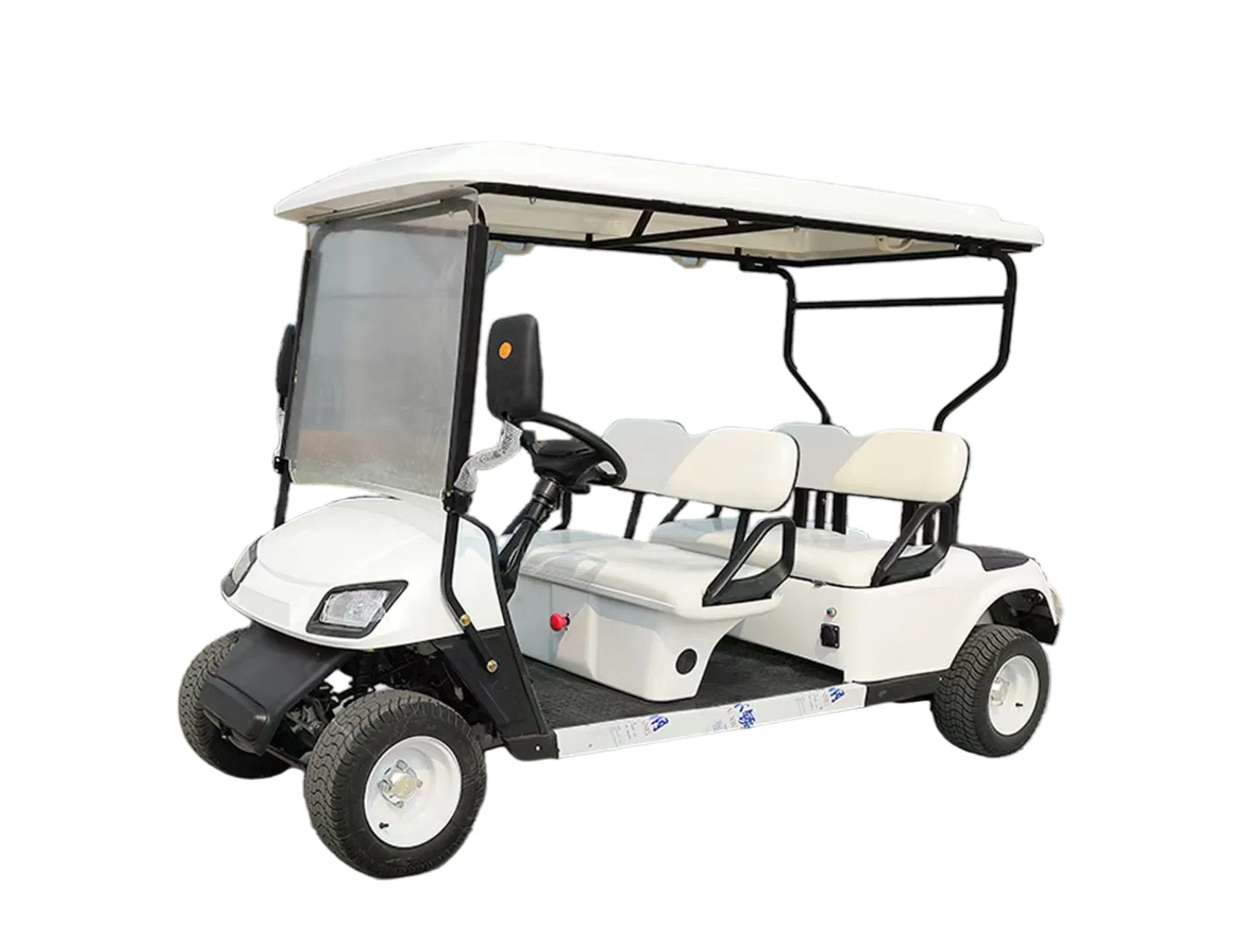 Stylish Green Golf Cart for Resort Guests' Comfortable Travel