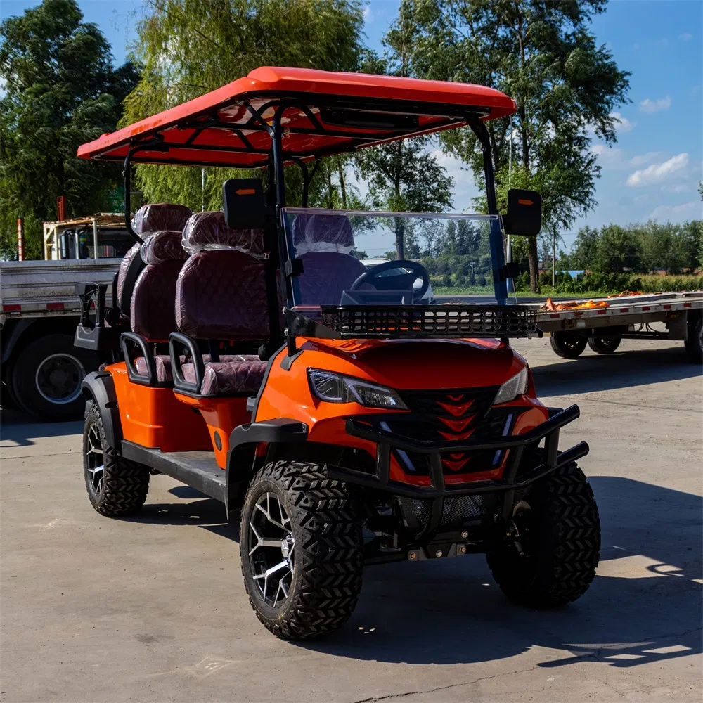 Banpo Automatic Parking 4+2 Seater Solar Panels Folding Electric Golf Cart