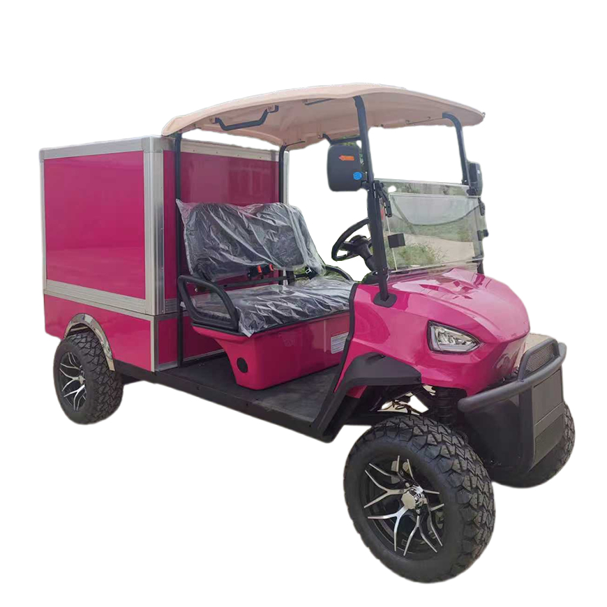 Factory Price Luxury 2 Seater with Cargo Box Comfortable Electric Golf Cart