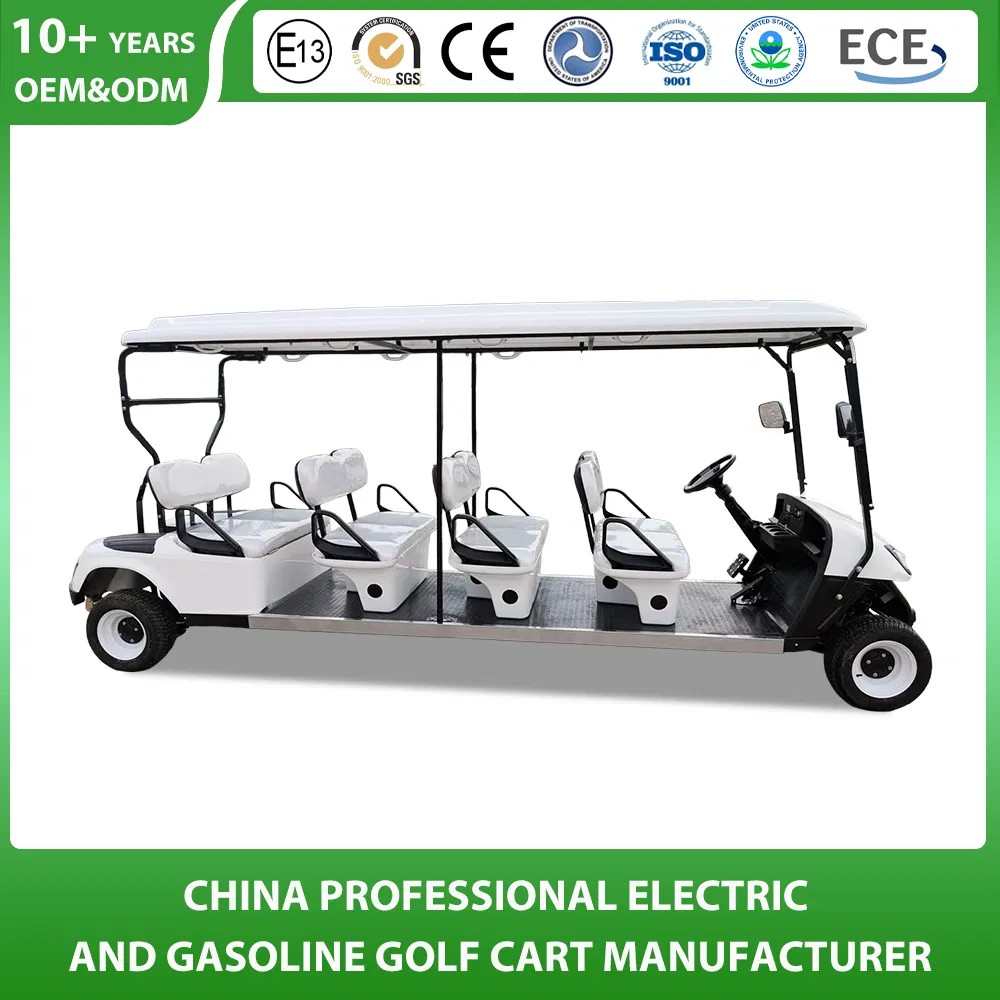 Shining 8 Seat Electric Hotel Golf Cart with Cargo Box