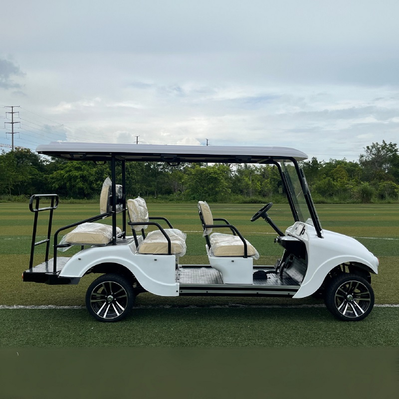 4+2 Seaters 4 Wheel Drive Electric Golf Cart / 6 Seats Golf Cart / Electric Golf Cart