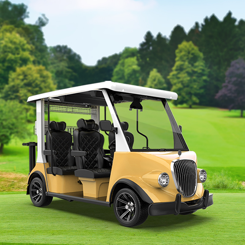 ODM Electric Agv Golf Cart 4-Seater Custom Yellow