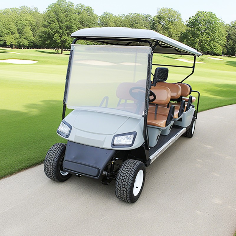High-Performance 8 Passenger Capacity Seats Electric-Powered Golf Carts for Sale Golf Course/Resort/Utility Cart Buggy