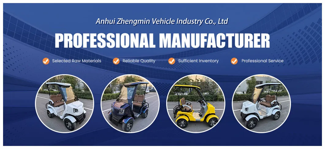 Electric Golf Cart with Cargo Box