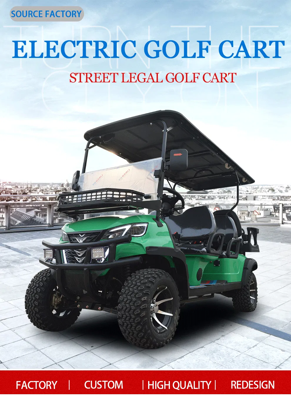 6 Seater Electric Golf Cart