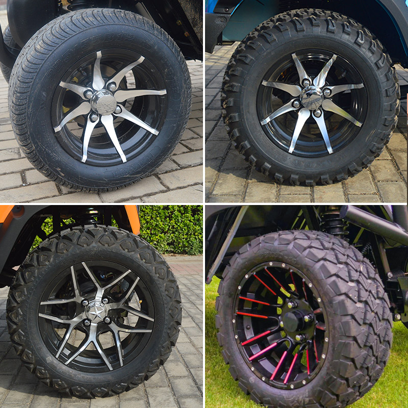 Custom Confortable 4 Seats 4 Passengers Electric Lifted Luxury Golf Cart with Lithium Battery