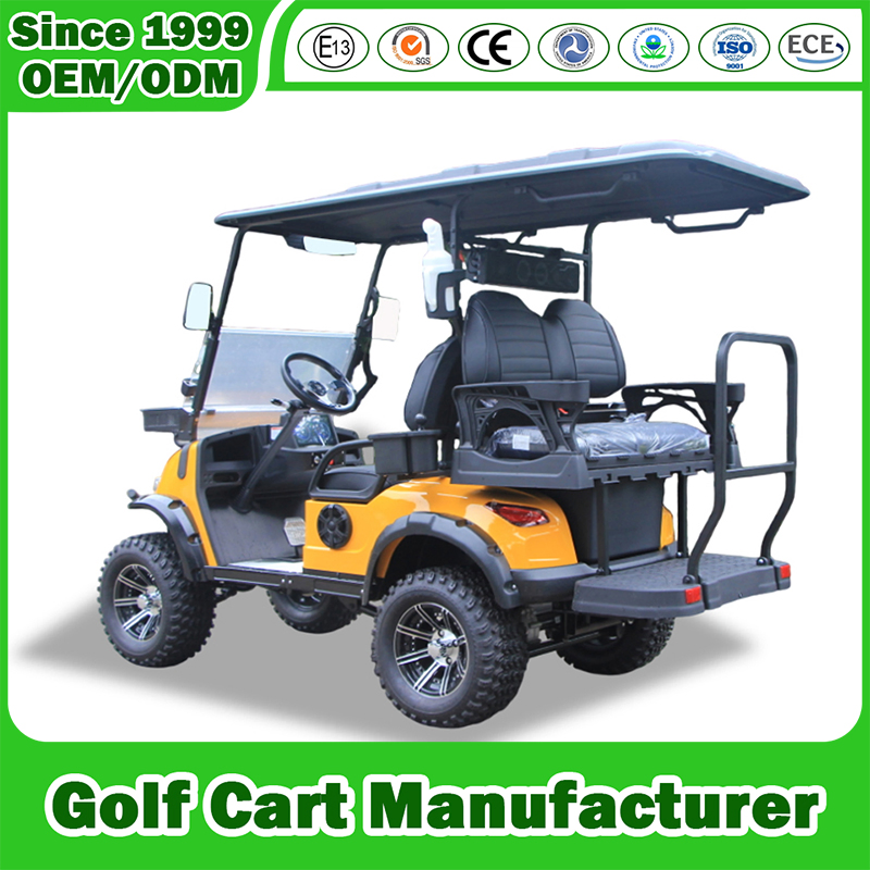 Golf Cart Manfuacturer 2/4/6/8 Seater/Seat Sightseening Hunting Offroad Club Car 48V 72V Utility Mini Lithium Electric Golf Cart for Manor/Amusement Park/Hotel
