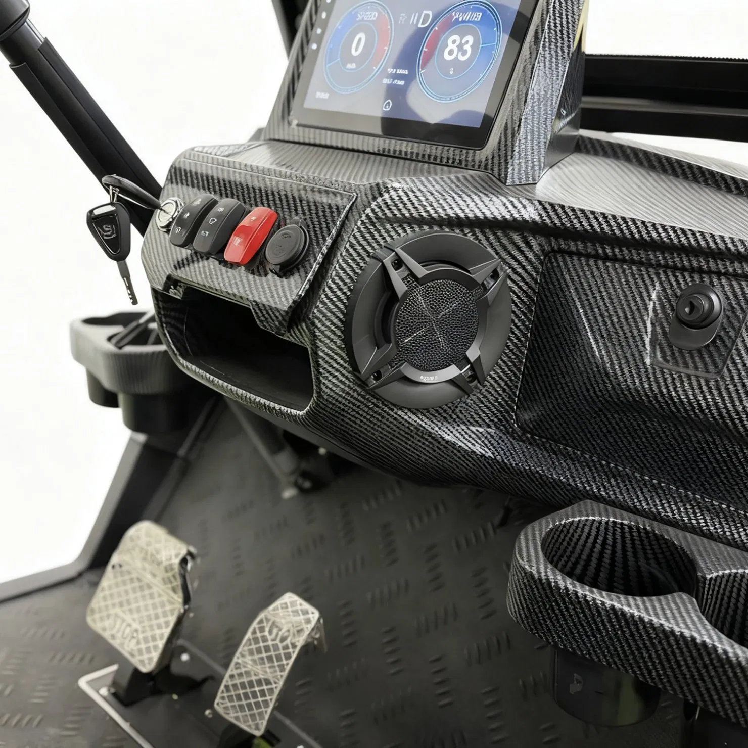 Multifunctional Professional 4 Seats Golf Cart for Resort Support Customization Logo