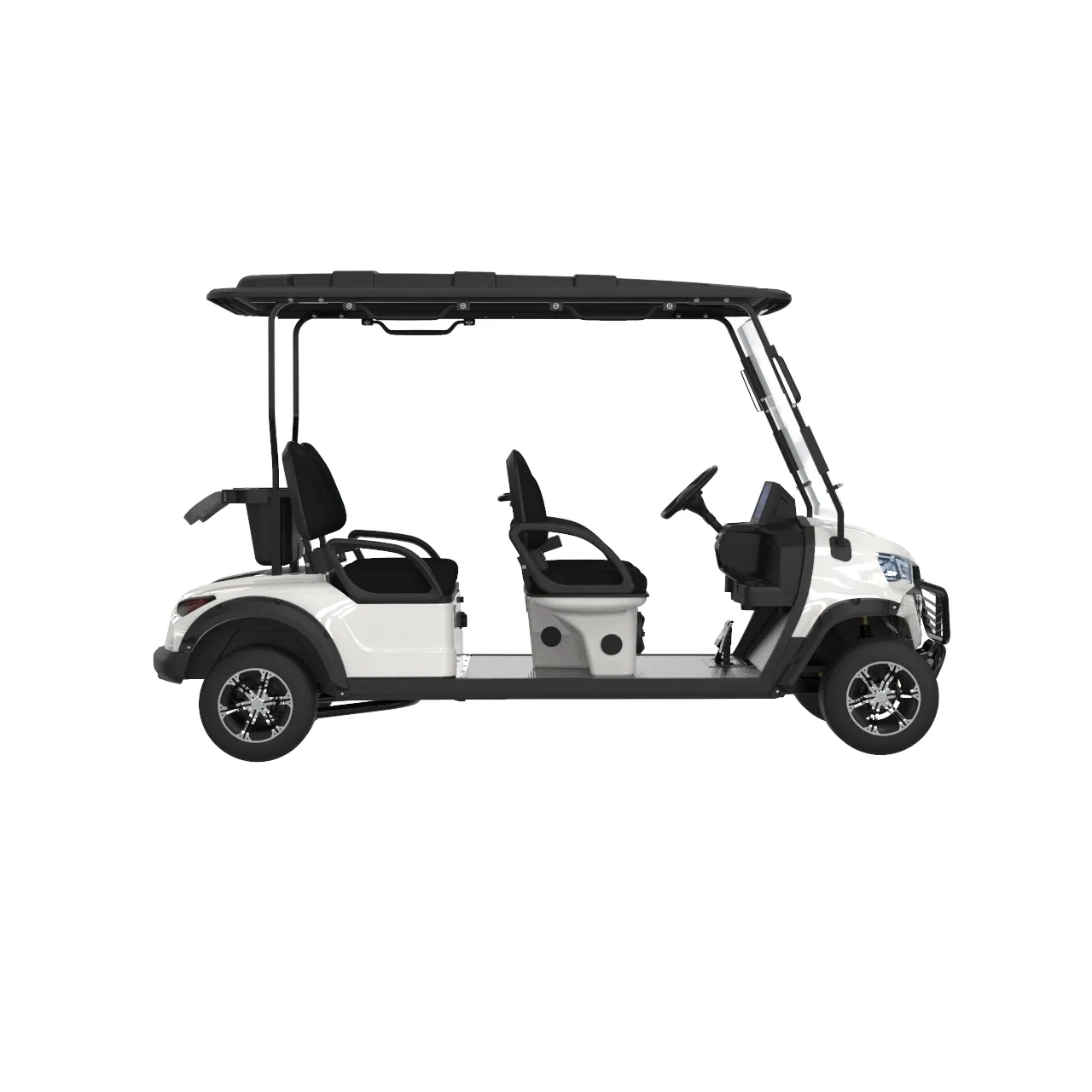 48V Lithium Battery Electric Golf Cart Street Legal 4 Passenger Resort Cart CE Certificate 500kg Curb Weight 90km