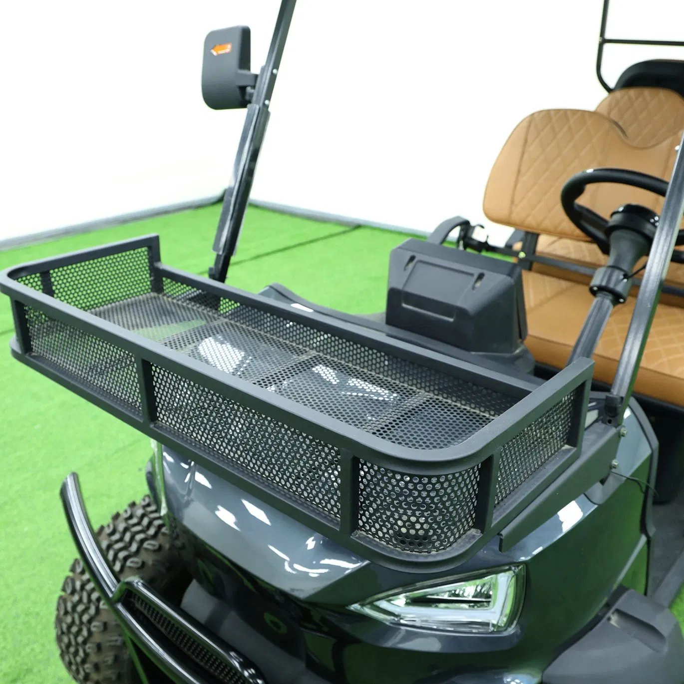 China B Model 6 Seater Electric Lifted Golf Cart with Rear Foldable Seats