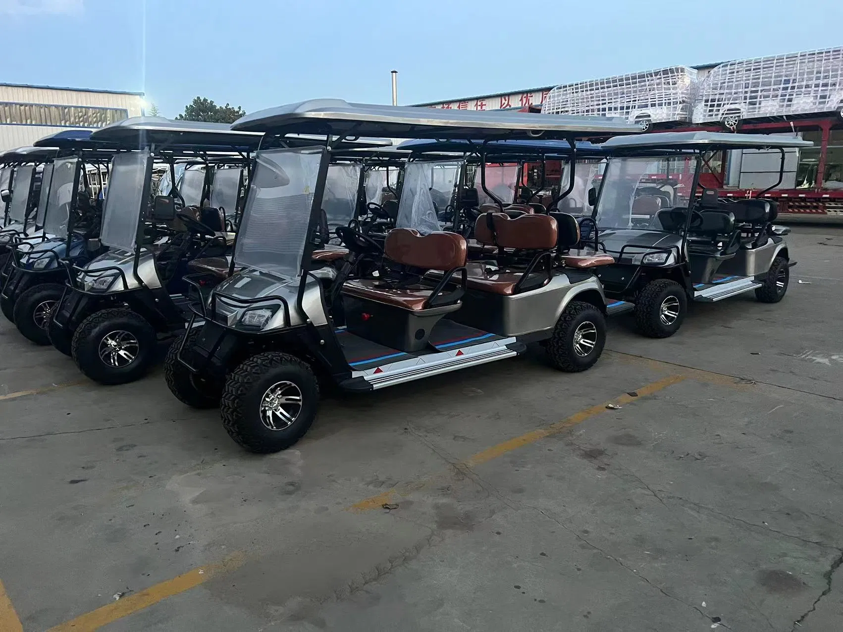 Mini Electric Vehicle Factory Cheap Price 60V 72V5kw AC System Mini Electric Golf Carts Golf Car New Energy Electric Mini Cart