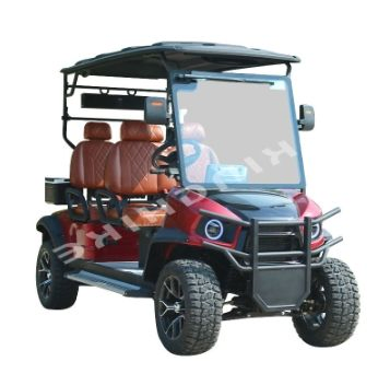 Kinghike Custom Aluminium Frame 2 4 6 8 Seats Electric Golf Carts Car with Curtis Controller